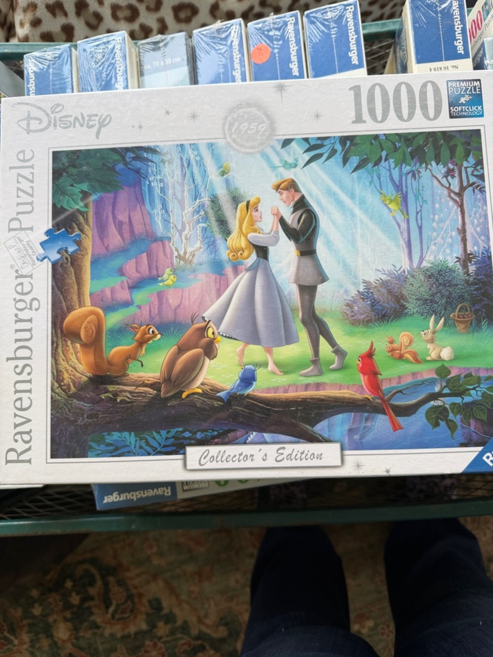 Ravensburger Sleeping Beauty 1000-Piece Puzzle - Blue Green Purple Red